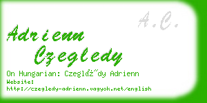 adrienn czegledy business card